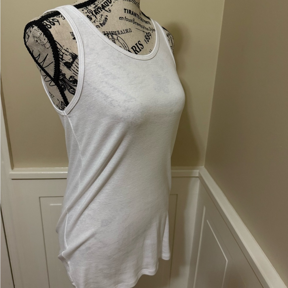 White Sleeveless Top